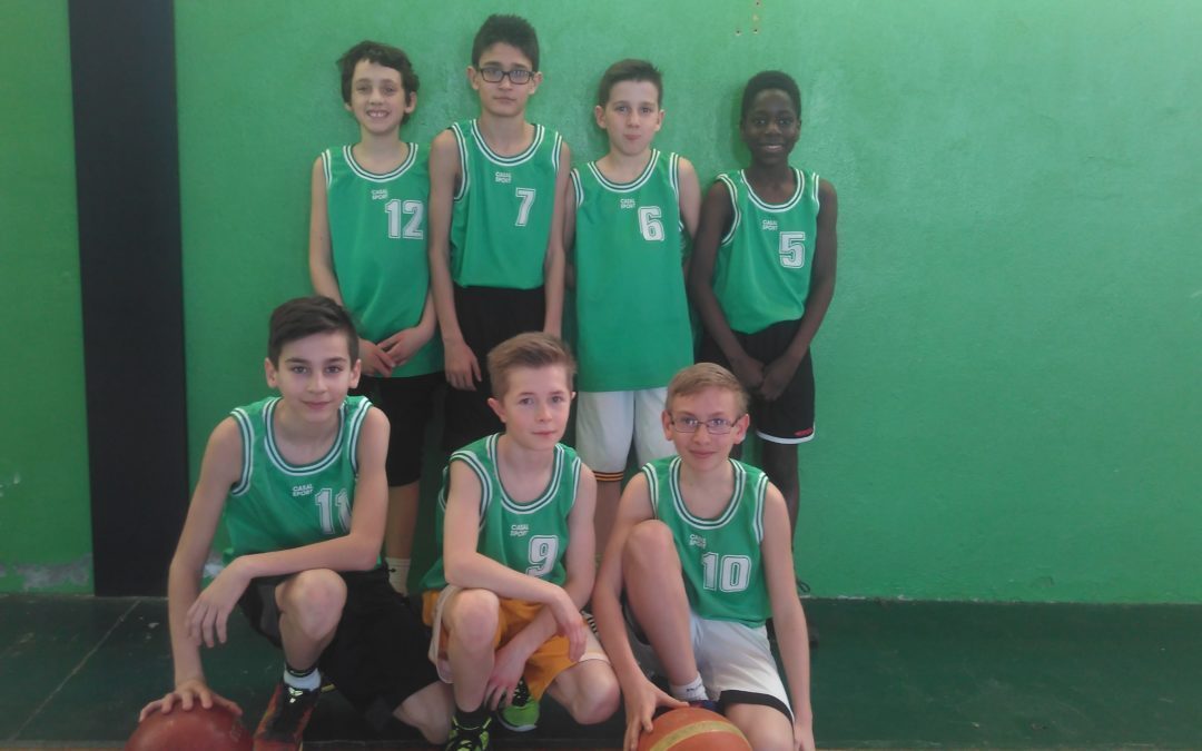 Les minimes garçons champions de Vendée en basket!!