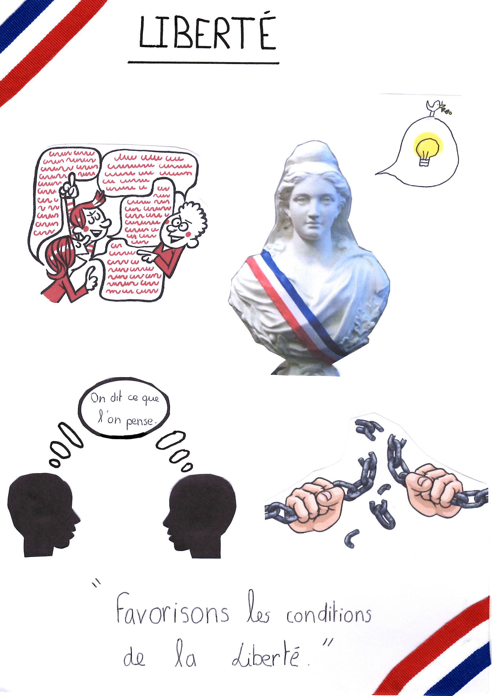 Affiches Sur Les Valeurs Principes Et Symboles De La République